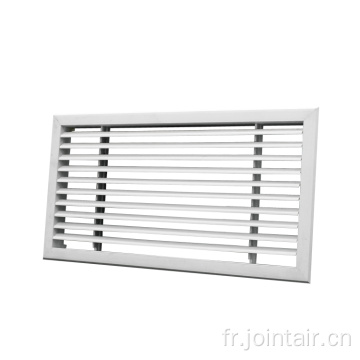 Grille d&#39;air linéaire de barre linéaire de PVC 30 degrés